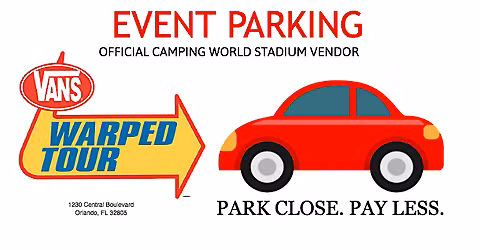 PARK 4 LESS: VANS WARPED TOUR ORLANDO 2026