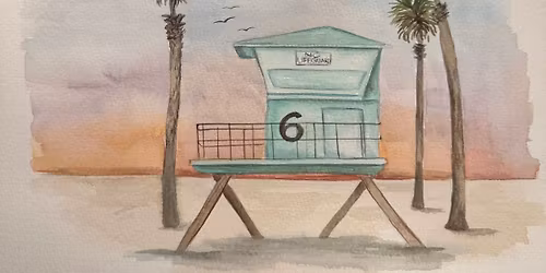 California Dreaming Watercolor Workshop with Erna van Dyk