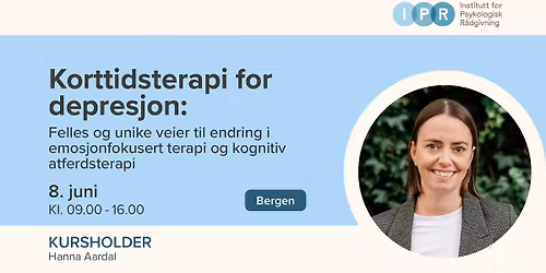 Korttidsterapi for depresjon: Felles og unike veier til endring i EFT og CBT