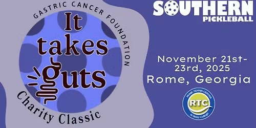 4th Annual It Takes Guts Pickleball Tournament