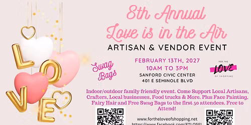 8th Annual Love is in the Air Artisan Event