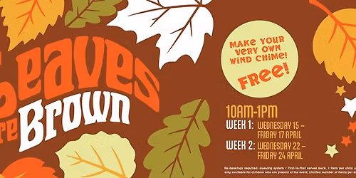 FREE Craft Activities at Churchill Centre these April School Holidays! \ud83c\udf42