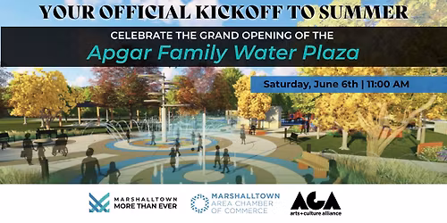 Grand Opening Apgar Family Water Plaza