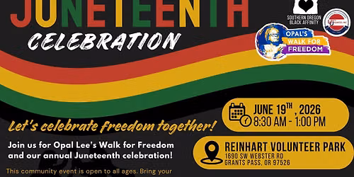A Juneteenth Celebration - Opal's Walk For Freedom