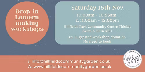 Lantern making WORKSHOPS!