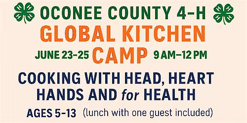 Oconee 4-H 250 Cooking Camp
