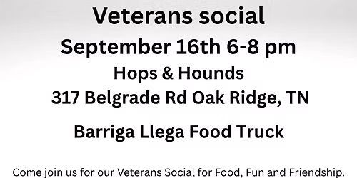 Pints with Patriots Veterans Social