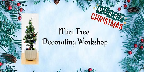 Mini Tree Decorating using Lemon Cypress!