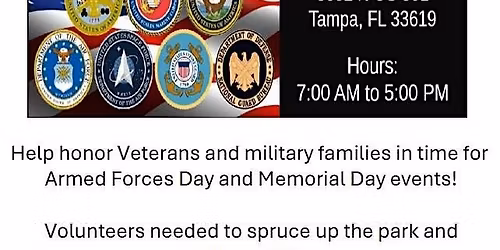 Veterans Memorial Park Cleanup