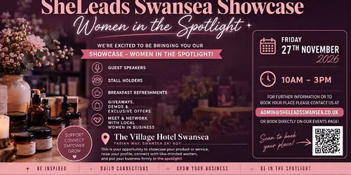 SheLeads Swansea Showcase 2026