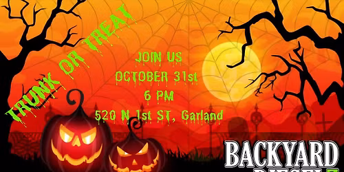 Backyard Dieselz \ud83d\udefb Second Annual Trunk Or Treat \ud83c\udf83\ud83d\udc7b\ud83c\udf6c\ud83c\udf6d\ud83d\udc9a