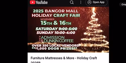 Bangor Mall Craft Fair 350 Vendors 