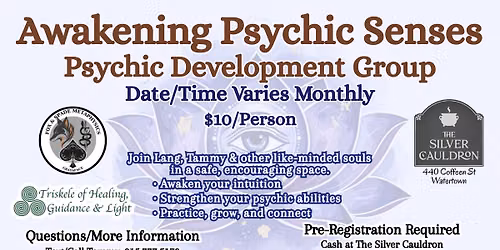 Awakening Psychic Senses: Psychic Development Group