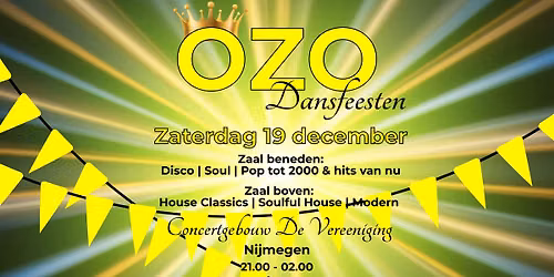 OZO Zaterdag 19 december Jubileum en afscheidsfeest