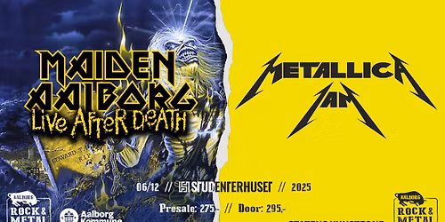 ARM concert feat Maiden Aalborg & Metallica Jam