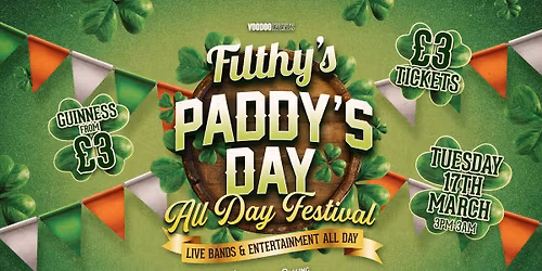 Filthys Paddy's Day Festival - Newcastle \u2618\ufe0f