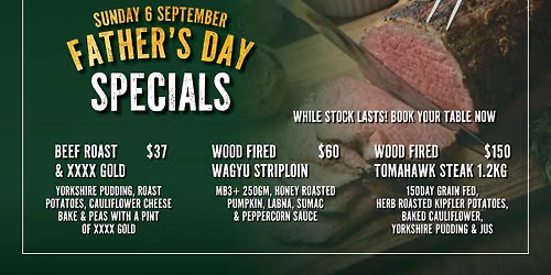 Father's Day | Pig 'N' Whistle South Bank
