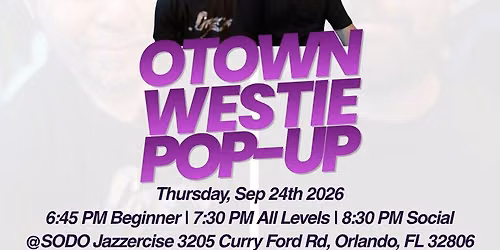 POP-UP CLASSES: OTown Thursday Night West Coast Swing Classes & Social Dance