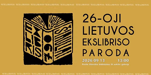 26-osios Lietuvos ekslibriso parodos pristatymas