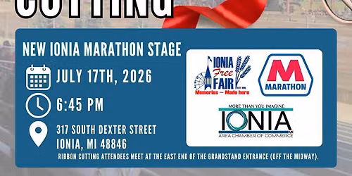 Ribbon Cutting for the new Ionia Marathon Stage