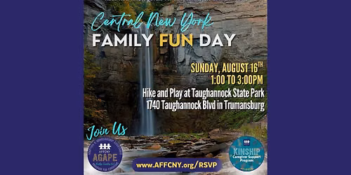 CNY AGAPE & KCSP Family Fun Day: Taughannock Falls State Park