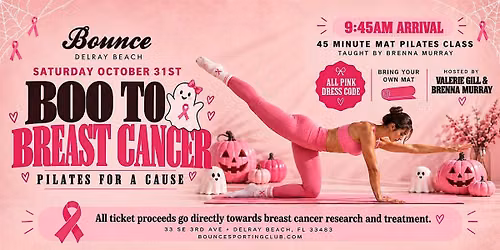 Pilates For A Cause - Boo to Breast Cancer