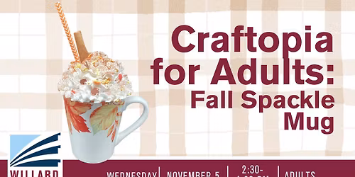 Craftopia for Adults: Fall Spackle Mug