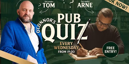 \ud83c\udf89 Weekly Pub Quiz \u2013 Every Wednesday at 19:00 \ud83c\udf89