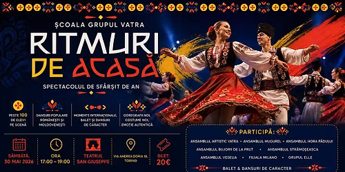 Spectacolul de sf\u00e2r\u0219it de an \u2013 \u201eRitmuri de Acas\u0103\u201d | \u0218coala Grupul Vatra