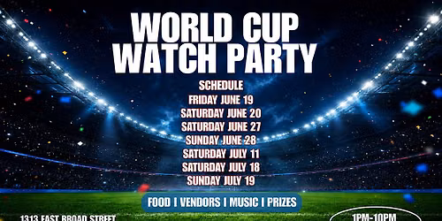 COLUMBUS WORLD CUP WATCH PARTY
