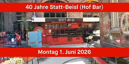 40 Jahre Statt-Beisl Hof Bar