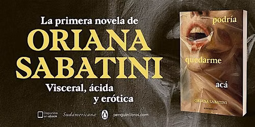 Presentación "Podría quedarme acá" de Oriana Sabatini en Feria del Libro — La Rural