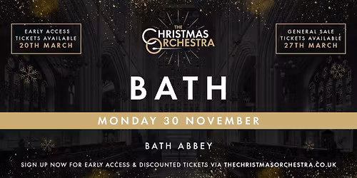 \ud83c\udfb6\ud83c\udf84The Christmas Orchestra - BATH\ud83c\udf84\ud83c\udfb6