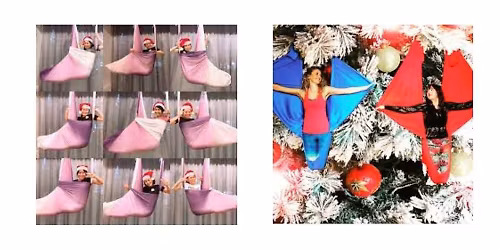 Aerial Yoga Workshop -- Christmas Theme
