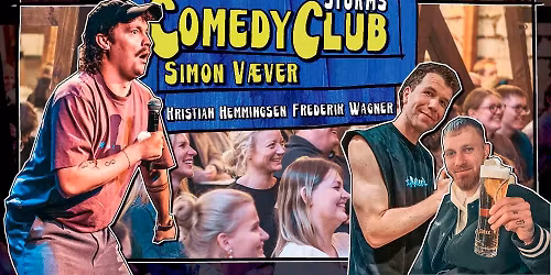 Storms Comedy Club med SIMON V\u00c6VER!