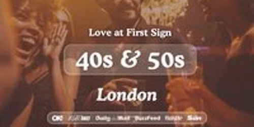 40s & 50s Singles Night at Bootlegger London| Love at First Sign