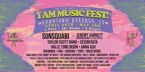 iAM Music Fest 2026: April 30 - May 3 | Durango, CO