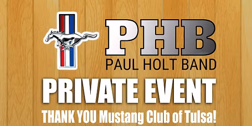 PRIVATE EVENT - PHB Christmas Acoustic - Green Country Classic Mustang Club Sat Dec 13