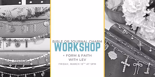 Bible \/ Journal Charm Workshop 