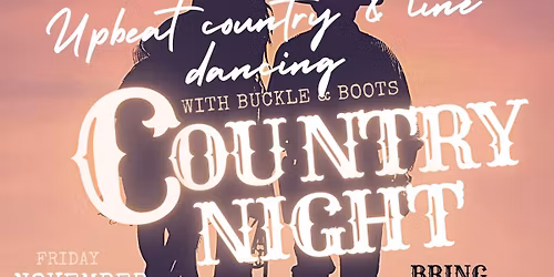Buckle & Boots country night 