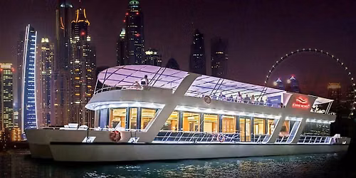 Dubai Marina: Evening Yacht Cruise w\/ Dinner Drinks Live Music, 11th July