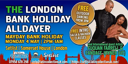 Latin Collective LONDON BANK HOLIDAY ALLDAYER | SALSA & BACHATA