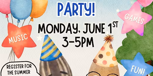 Summer Reading Challenge Kick-Off Party