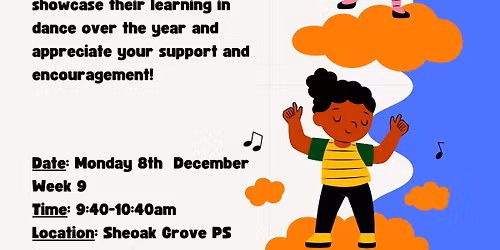 Sheoak Grove PS Dance Showcase Pre Primary Families