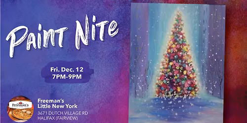 Paint Nite - Christmas in the City