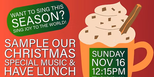 Sing and Lunch with the Chancel Choir