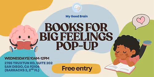My Good Brain Books for Big Feelings Pop-Up