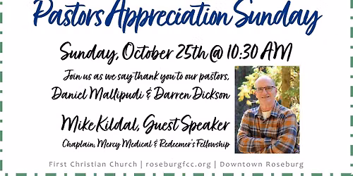 Pastors Appreciation Sunday