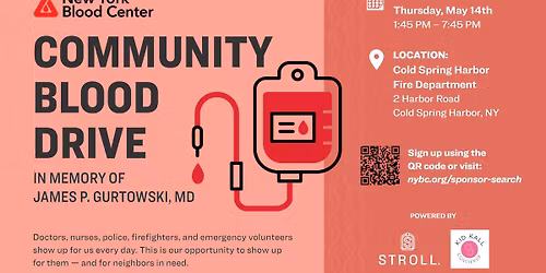 BLOOD DRIVE at Cold Spring Harbor Fire Department 