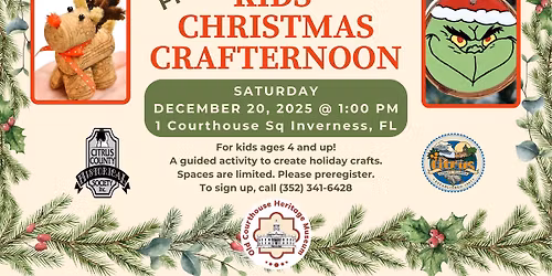 Free Kids' Christmas Crafternoon